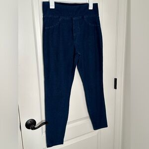 Dark blue jean jeggings